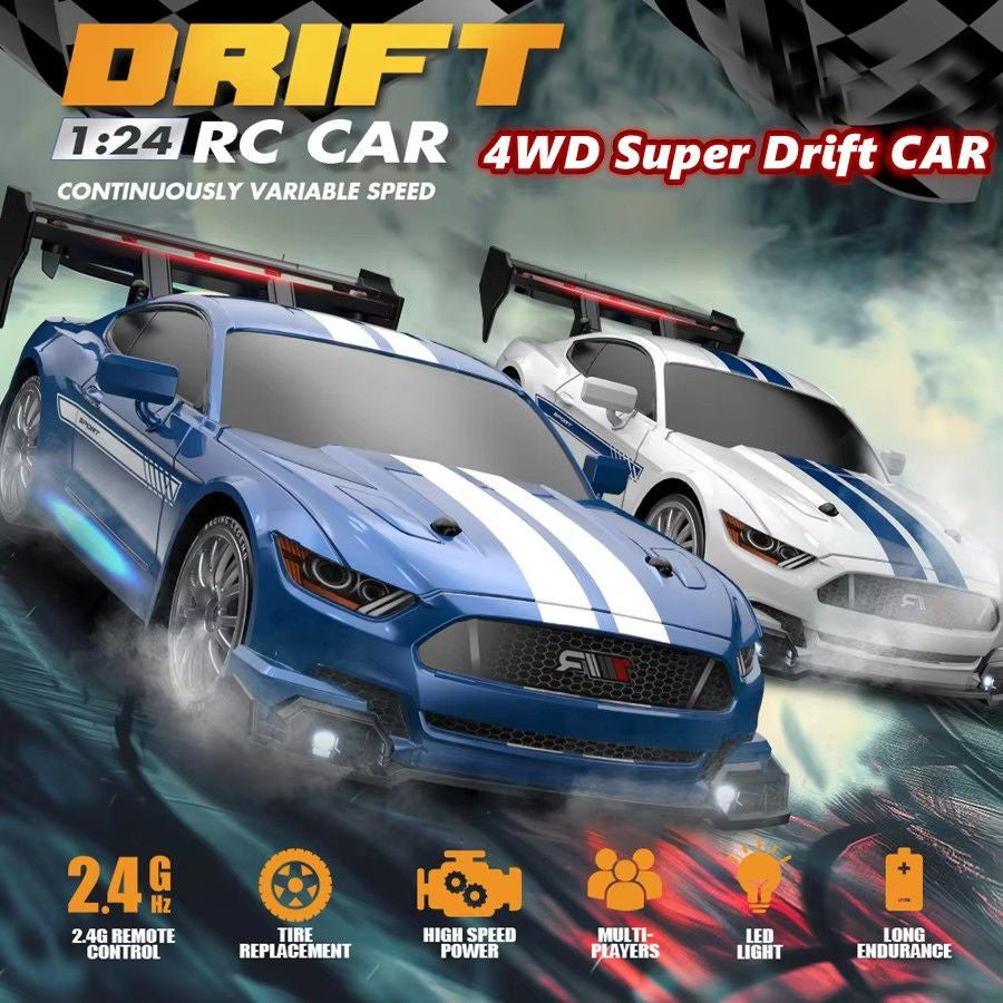 Carro de Controle Remoto Mustang Drift 4WD – Alta Velocidade