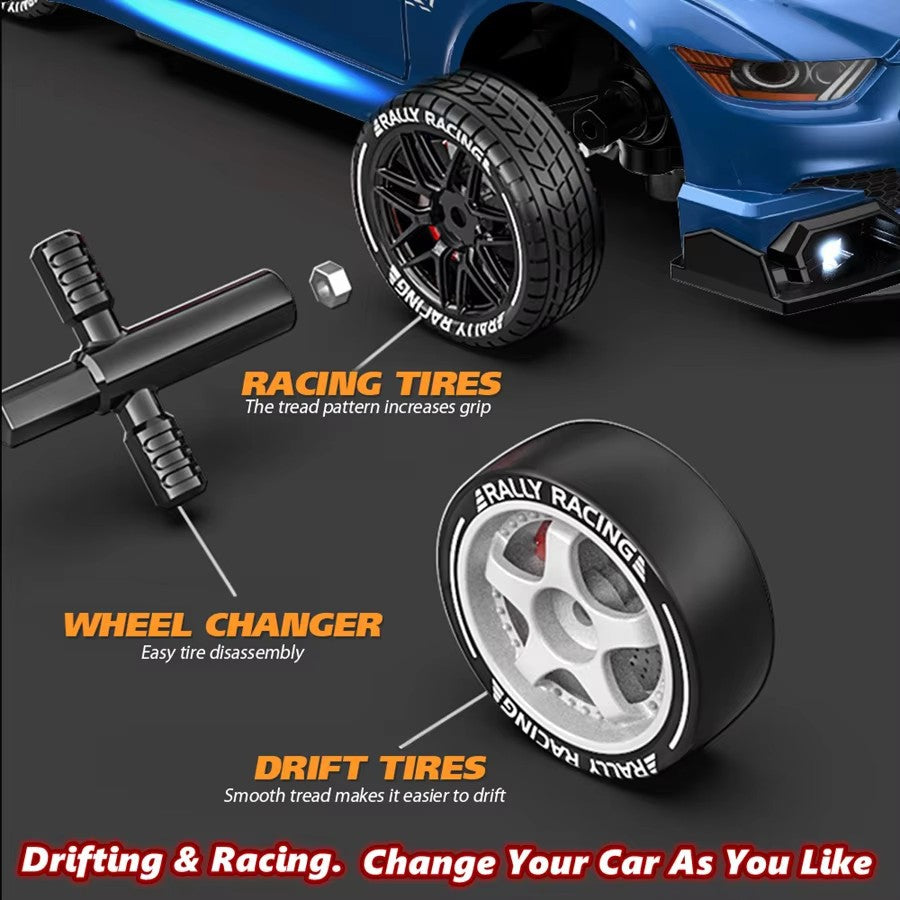 Carro de Controle Remoto Mustang Drift 4WD – Alta Velocidade