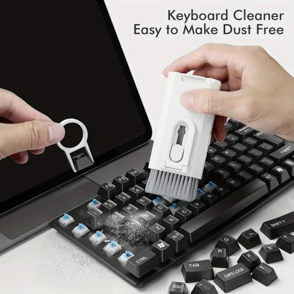 Kit de Limpeza Multifuncional 7 em 1 para Teclado e Fones de Ouvido – Q6E