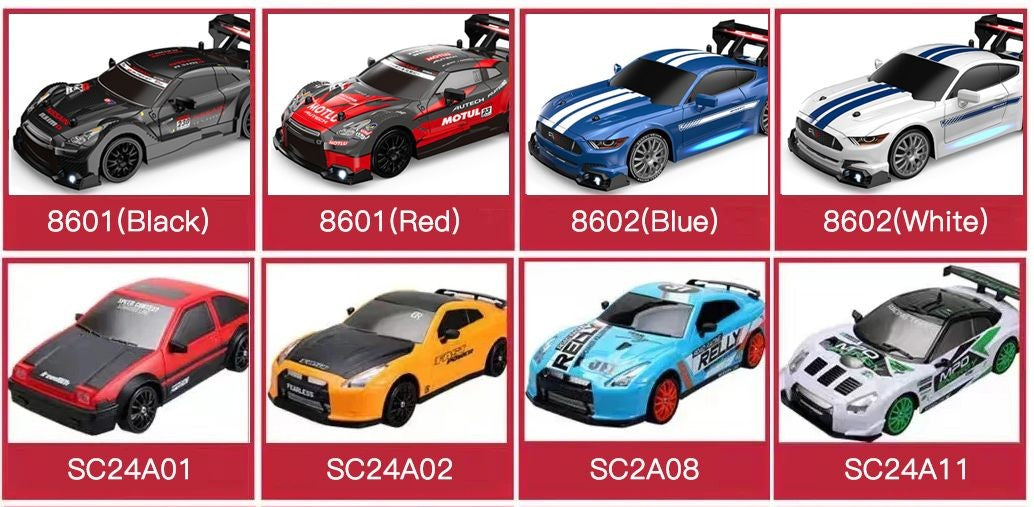 Carro de Controle Remoto Mustang Drift 4WD – Alta Velocidade