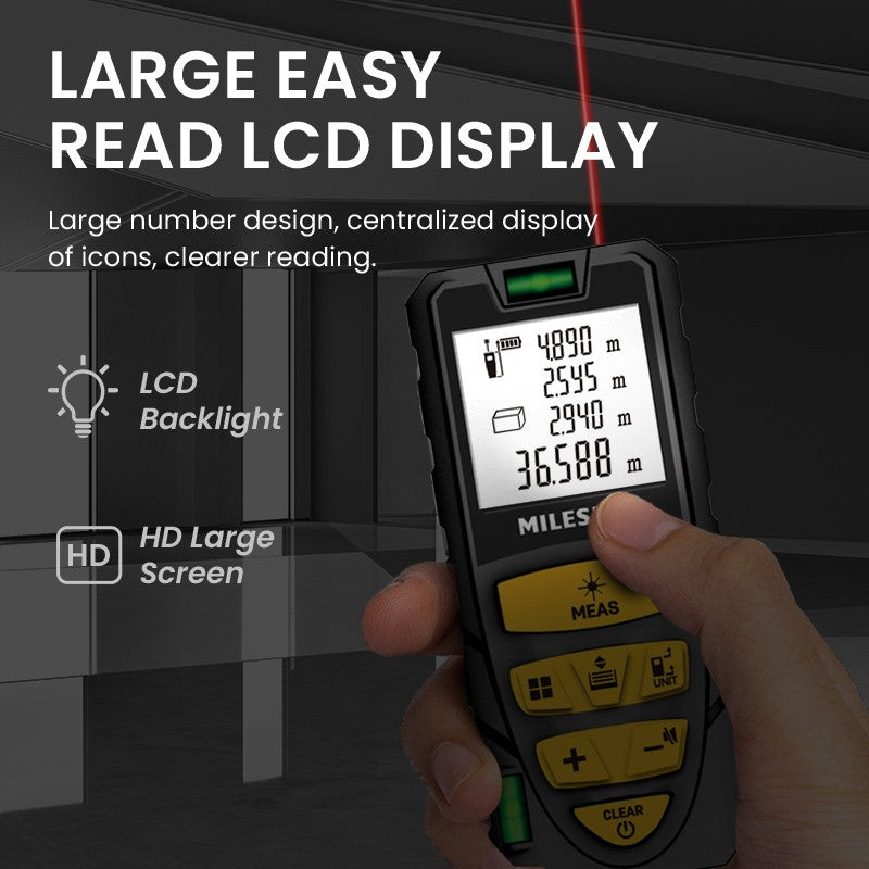 Trena a Laser de Alta Precisão MILESEEY S2 – 40M
