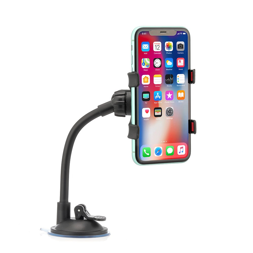Suporte de Celular para Carro 360° – Ventosa Giratória, Montagem Flexível