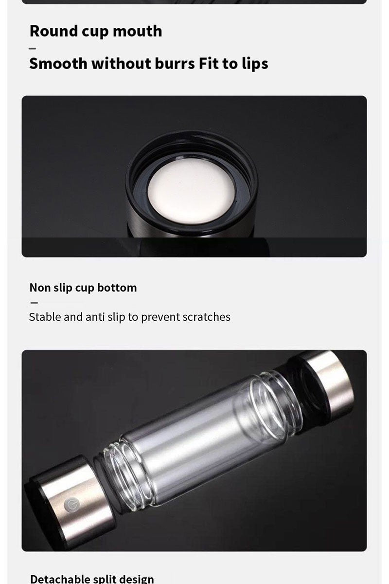 Copo Gerador de Água Hidrogenada 420ml – Saúde e Bem-Estar