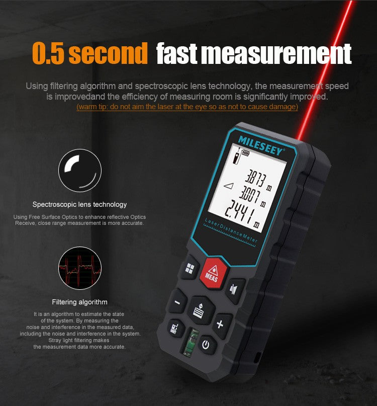 Fita Métrica Laser Mileseey-X5