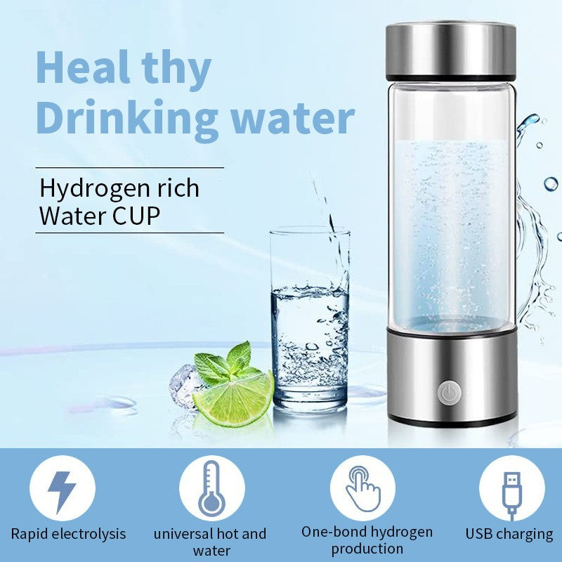 Copo Gerador de Água Hidrogenada 420ml – Saúde e Bem-Estar