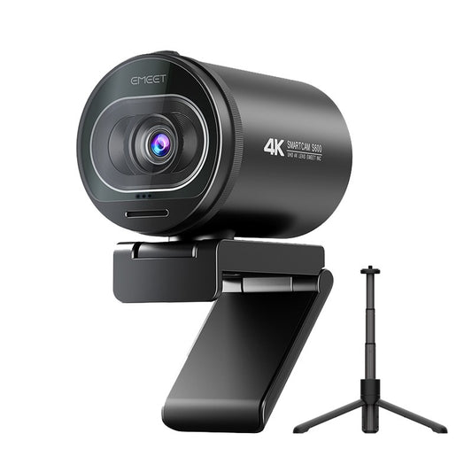 Webcam EMEET S600 4K com Autofoco – Streaming em 1080p a 60FPS