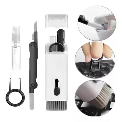 Kit de Limpeza Multifuncional 7 em 1 para Teclado e Fones de Ouvido – Q6E