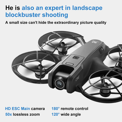 Drone V666 Mini RC com Câmera Dupla 8K HD, Modo Headless e Giroscópio de 6 Eixos