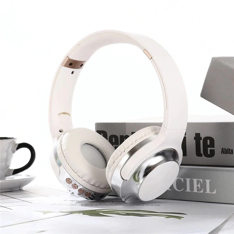 Fone de Ouvido Bluetooth Sem Fio Estéreo P2 com Graves Potentes