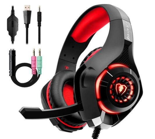 Headset Gamer Compátivel com PS4, Xbox One, PC, Notebook, Celulares e Tablet