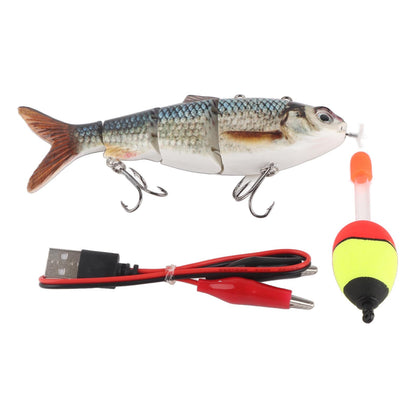 Isca de Pesca Robótica Elétrica Multi-Articulada com Luz LED