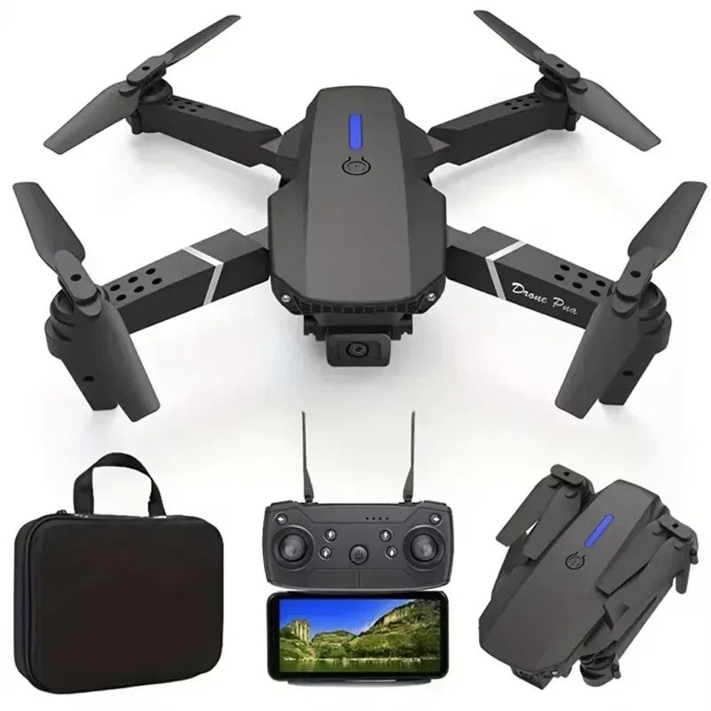 Drone Profissional com Duas Câmera 4K Wide-Angle, Wi-Fi FPV e Estabilizador de Altura