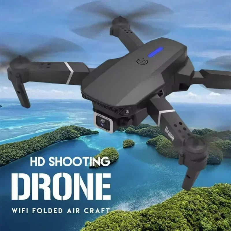 Drone Profissional com Duas Câmera 4K Wide-Angle, Wi-Fi FPV e Estabilizador de Altura