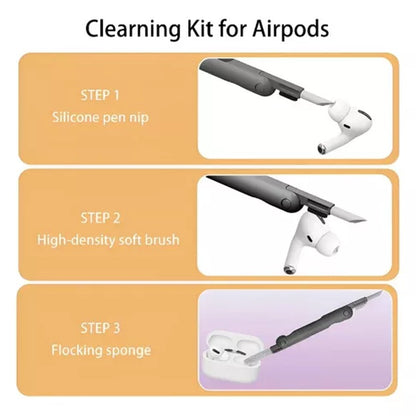 Kit de Limpeza Multifuncional 7 em 1 para Teclado e Fones de Ouvido – Q6E