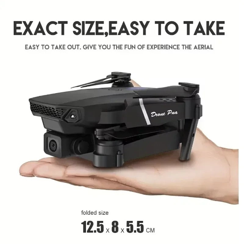 Drone Profissional com Duas Câmera 4K Wide-Angle, Wi-Fi FPV e Estabilizador de Altura