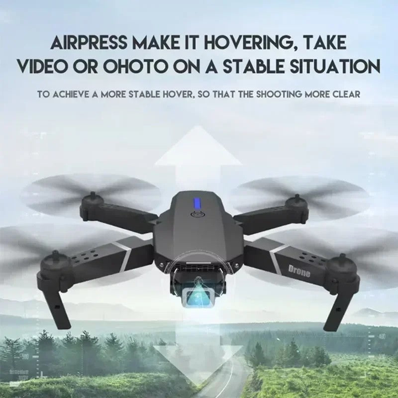 Drone Profissional com Duas Câmera 4K Wide-Angle, Wi-Fi FPV e Estabilizador de Altura
