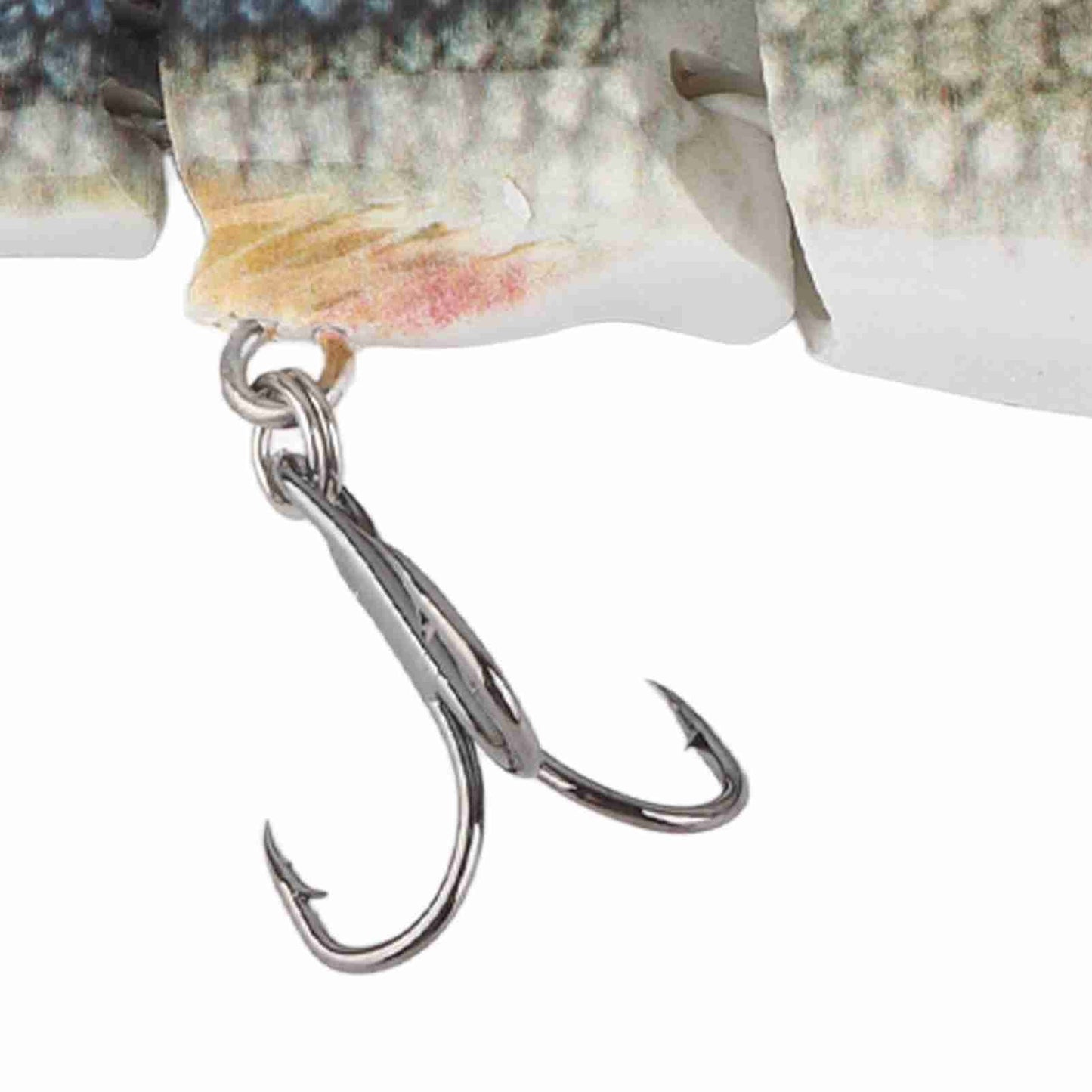 Isca de Pesca Robótica Elétrica Multi-Articulada com Luz LED