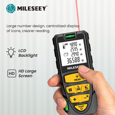 Trena a Laser de Alta Precisão MILESEEY S2 – 40M