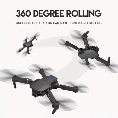 Drone Profissional com Duas Câmera 4K Wide-Angle, Wi-Fi FPV e Estabilizador de Altura