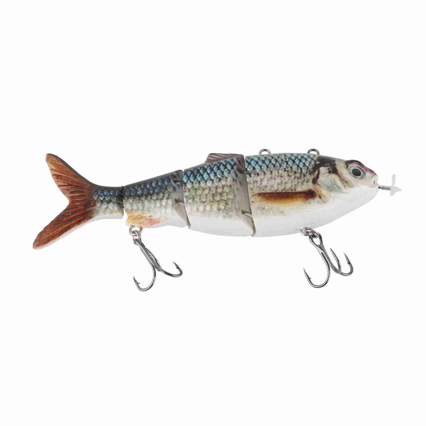 Isca de Pesca Robótica Elétrica Multi-Articulada com Luz LED